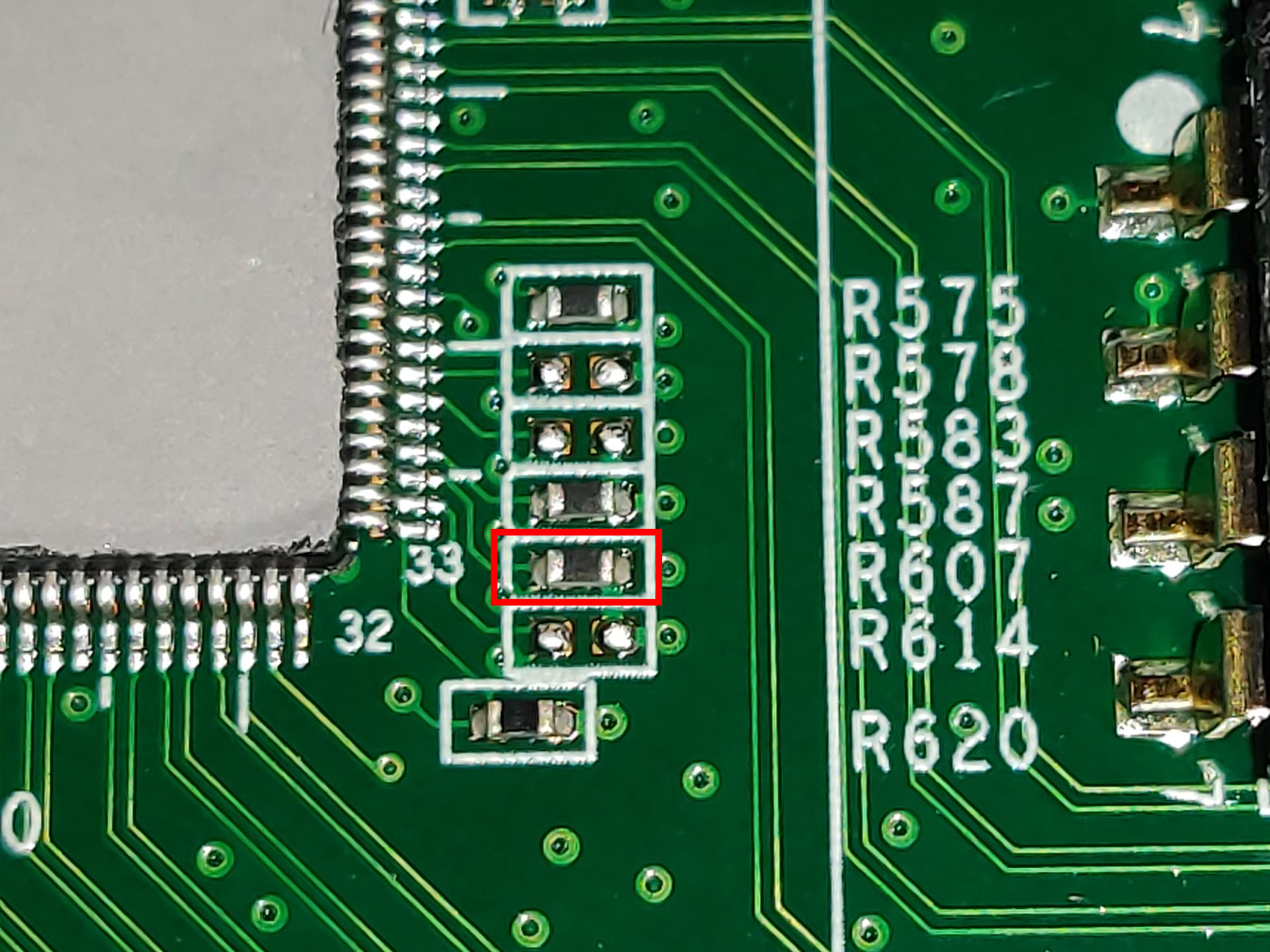 removing R607 makes the switch dumb