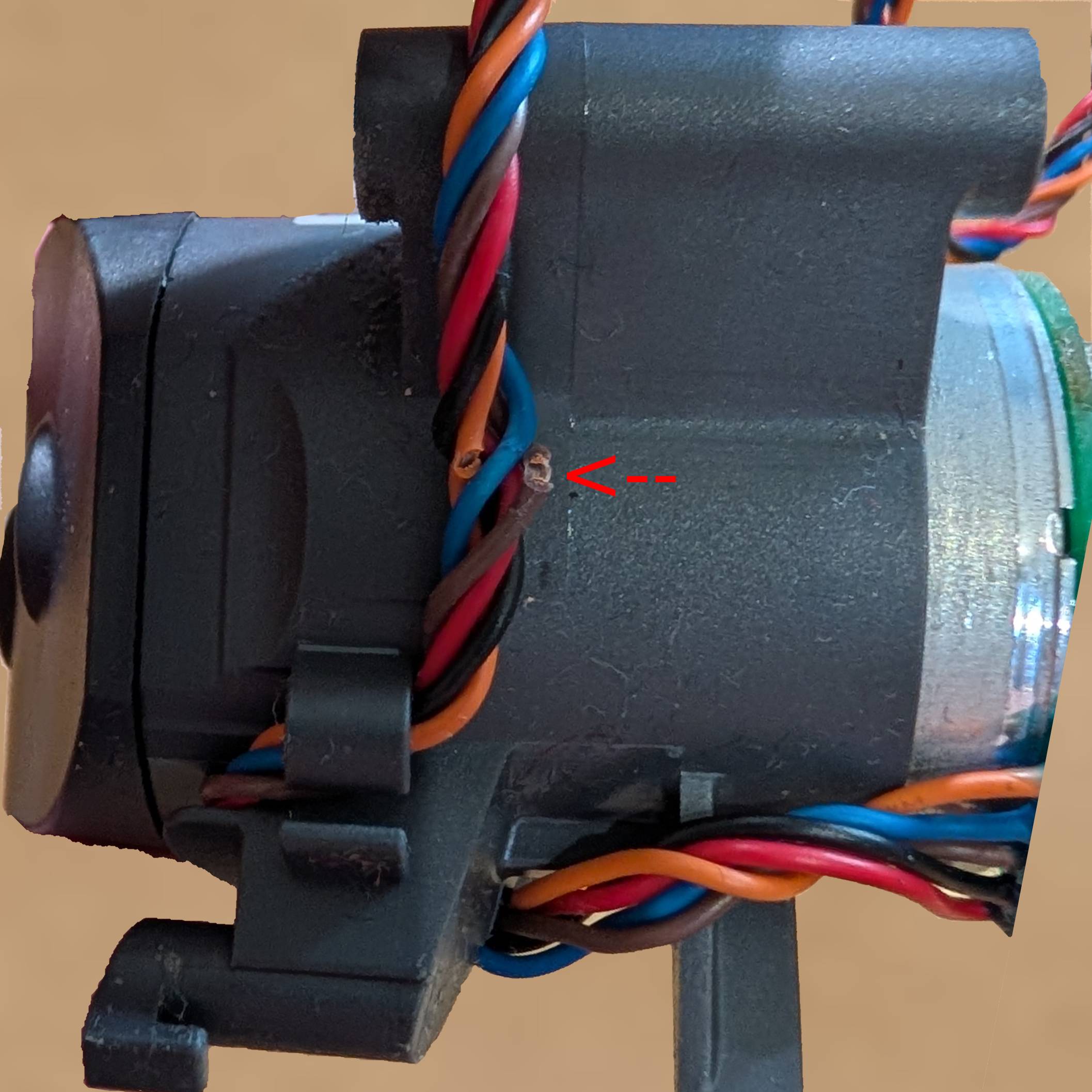 Left Wheel Motor Assembly